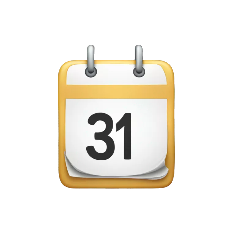 calendar date 31 july
