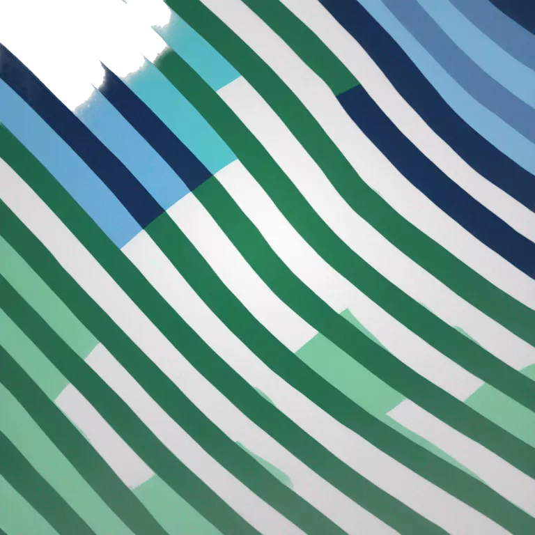“Design an MLM pride flag with horizontal stripes: Dark Green, Light Green, White, Light Blue, Dark Blue. Add a central gold/silver heart. Make it smooth and rectangular.”