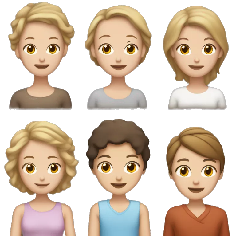 White Mom, ahe 46, with turban, white daughter with darkblond hair, age 20, white large son with light brown hair, age 18, brown little dog with white line in the face