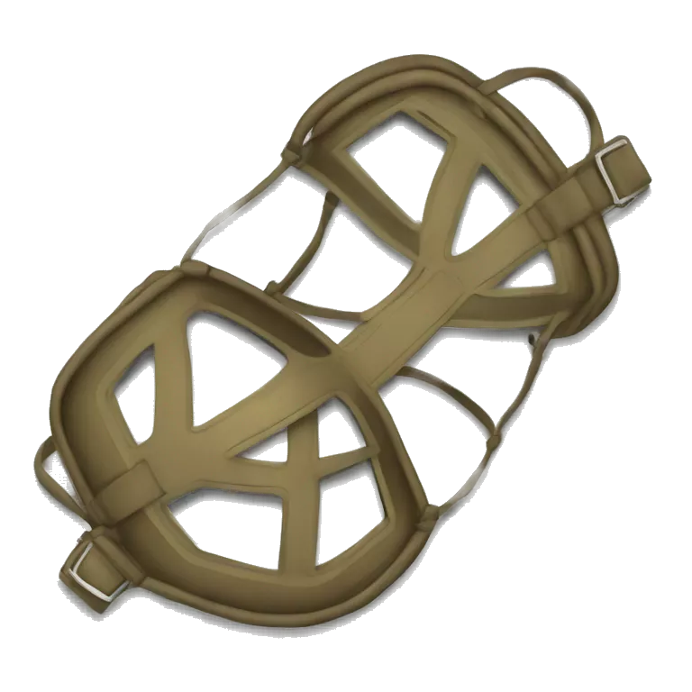 A crossed diving mask (interdiction)