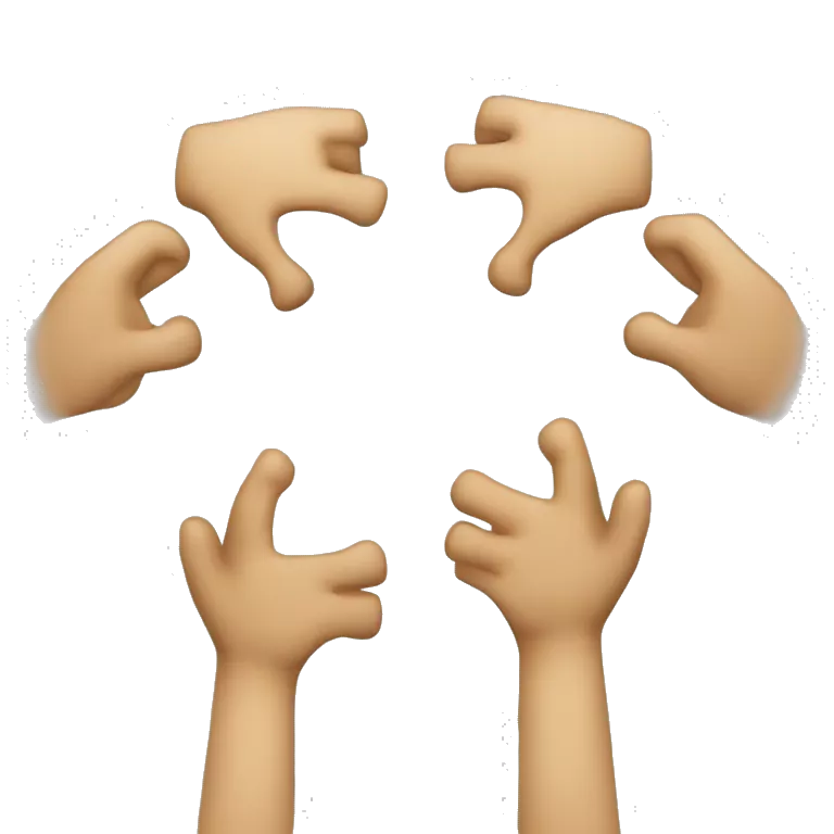 An emoji that symbolizes cooperation and teamwork within the Social Mining community.
Features: Two or more hands shaking, interlocking puzzle pieces, or characters working together on a project.
Emotion: Unity, collaboration, partnership.