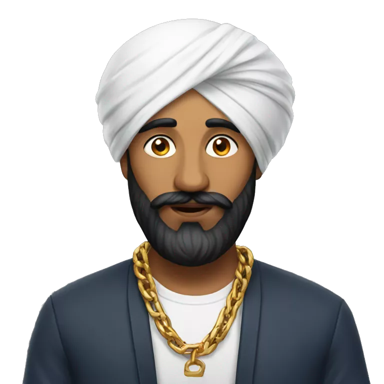 Sikh man with chain