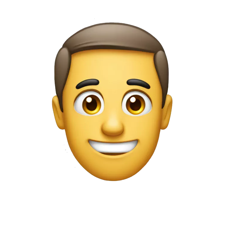 ‏n:

‏&quot;A face with one eye winking and a smile, an eyebrow raised with a curious expression, and a thinking face with a hand on the chin.&quot;