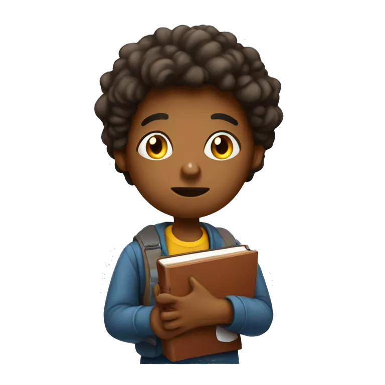 bored demotivated young student holding book