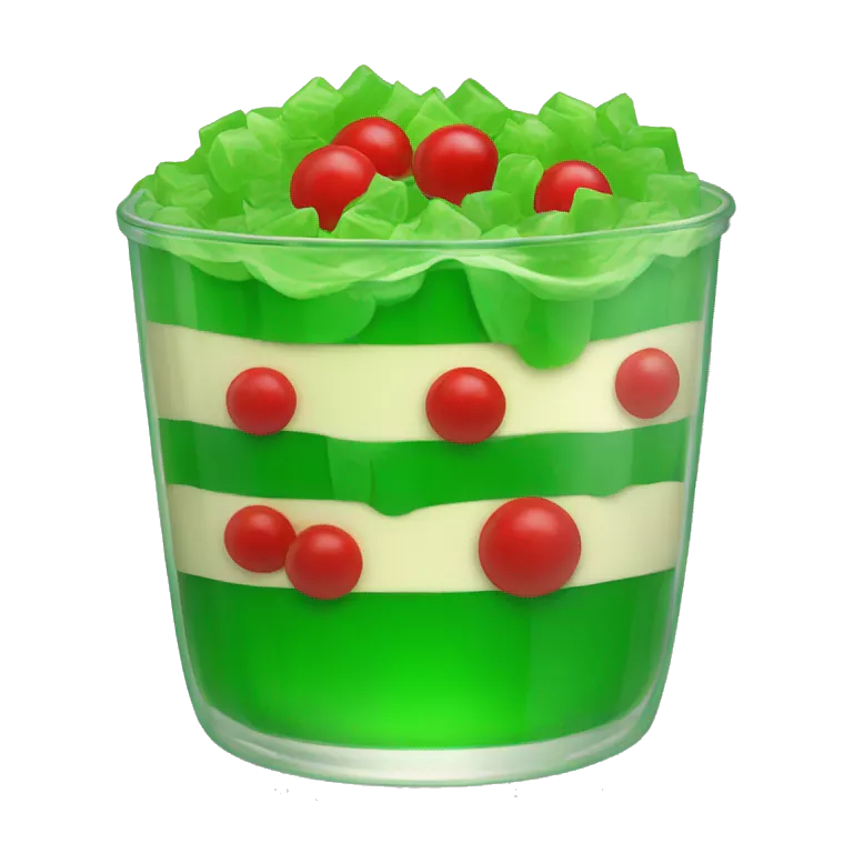 Green jello salad