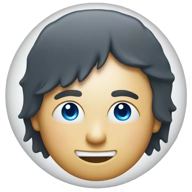 Create an emoji featuring a circular design with a vibrant blue background, resembling the Instagram verification badge. The emoji should have a crisp, clean white checkmark centered within the circle.