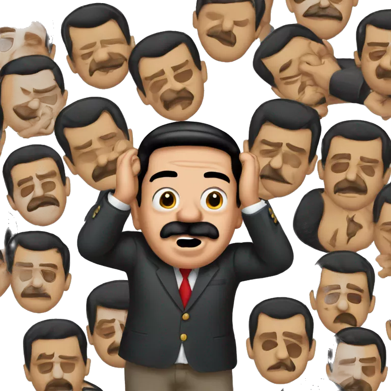 Nicolás Maduro llorando