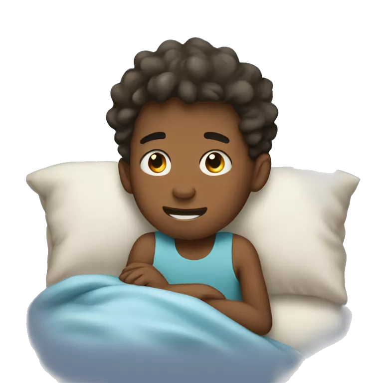Boy going to sleep
