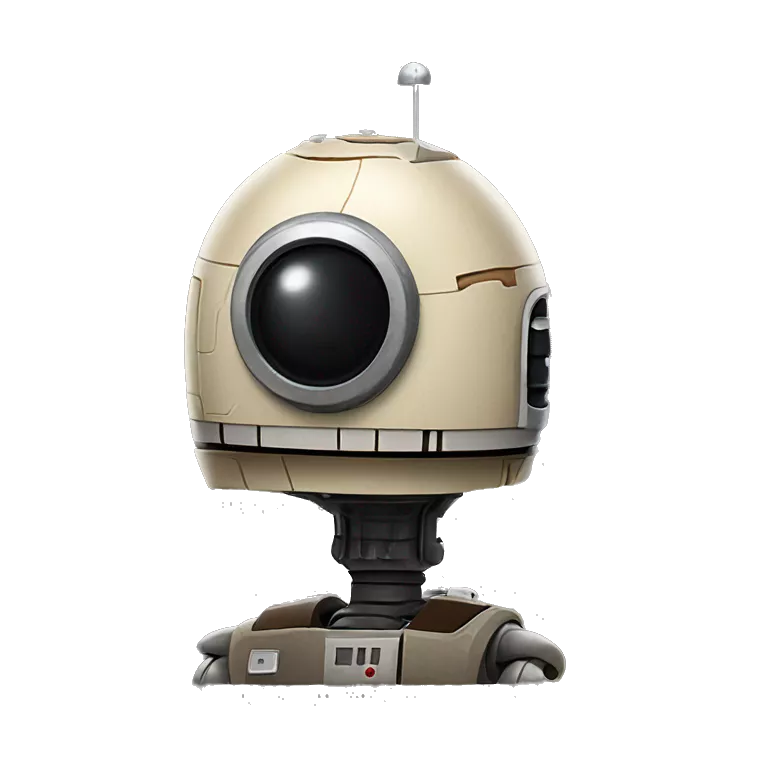 Starwars droid saying roger roger