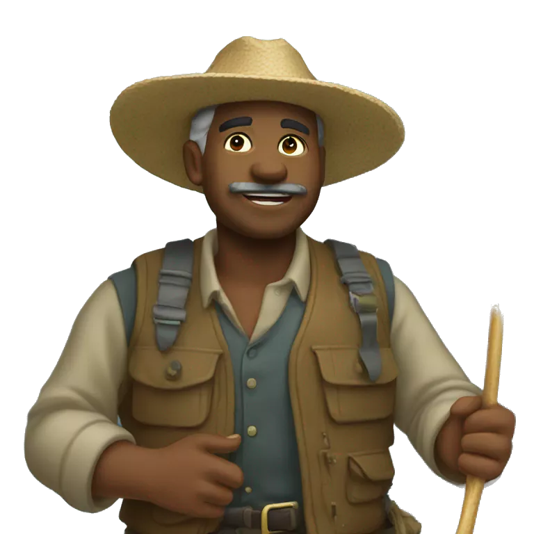 Tejon pescando