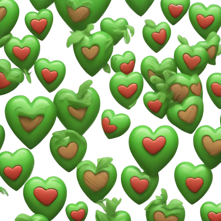 Corazón en bosque