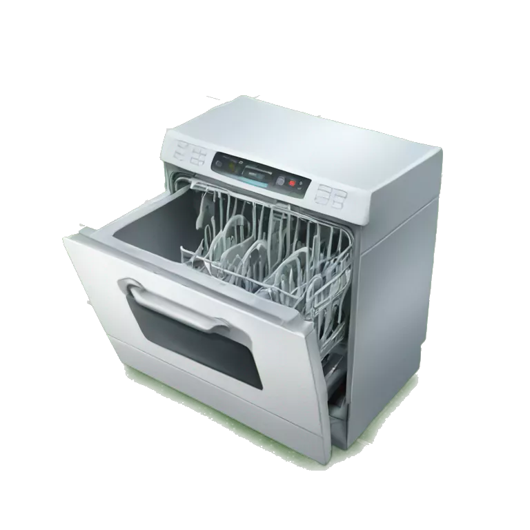 Dishwasher in football field