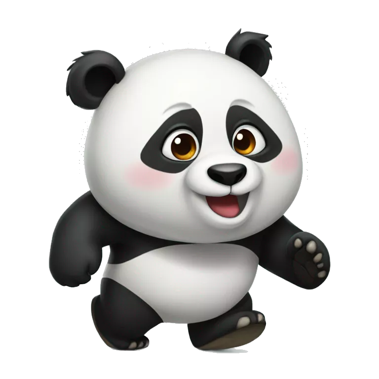panda arriving
