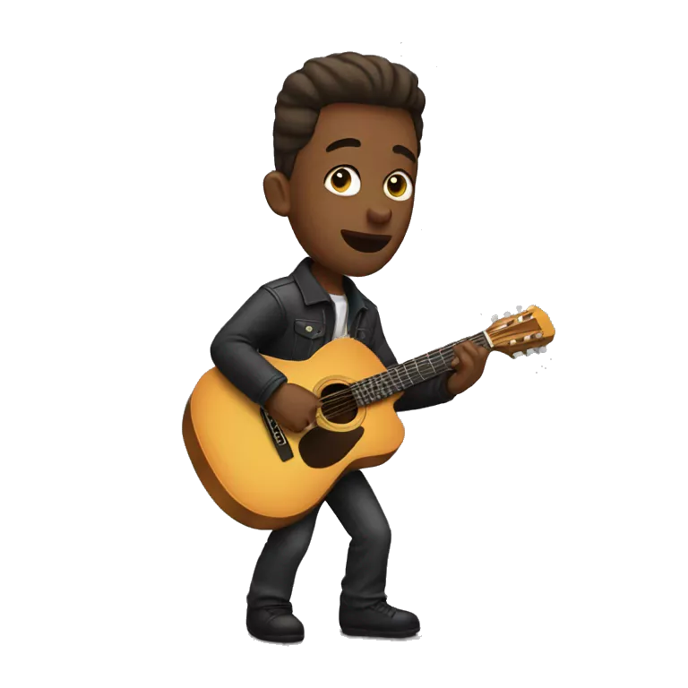 musician playing the guitar