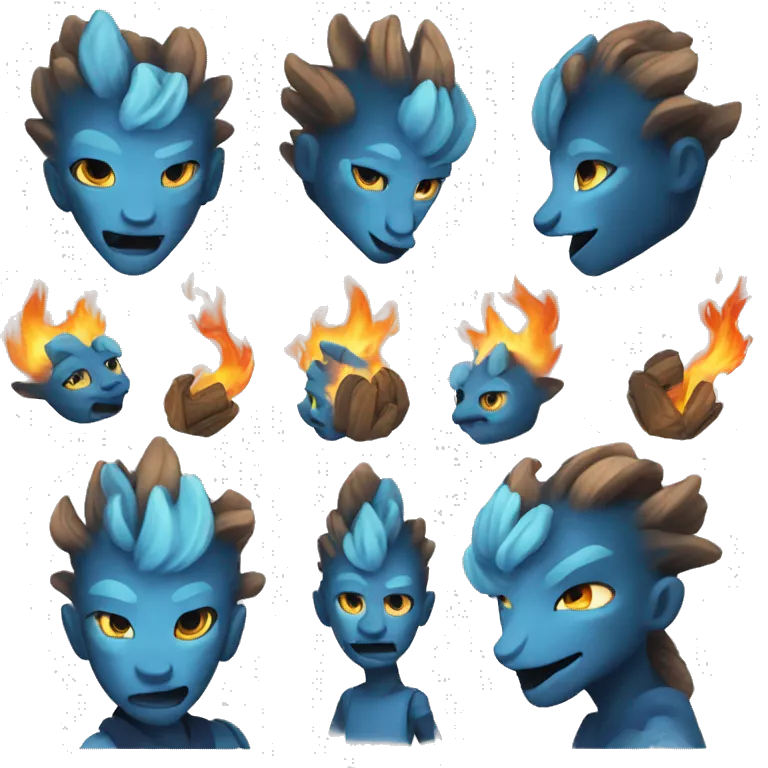Bluefire ember