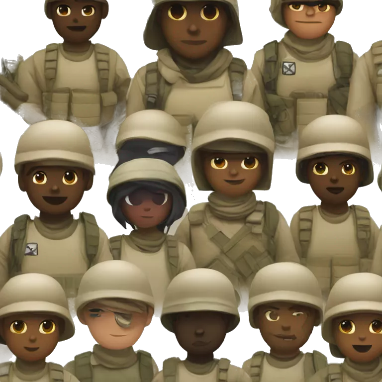 Coalition forces in fort north