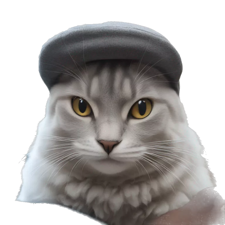 cat staring into camera