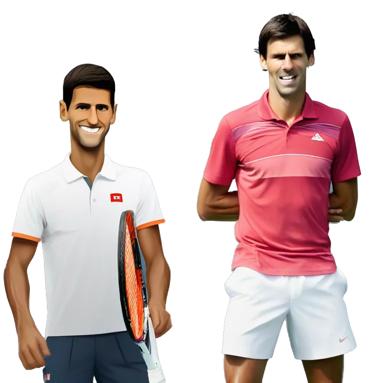 Novak Djokovic and Rafael Nadal
