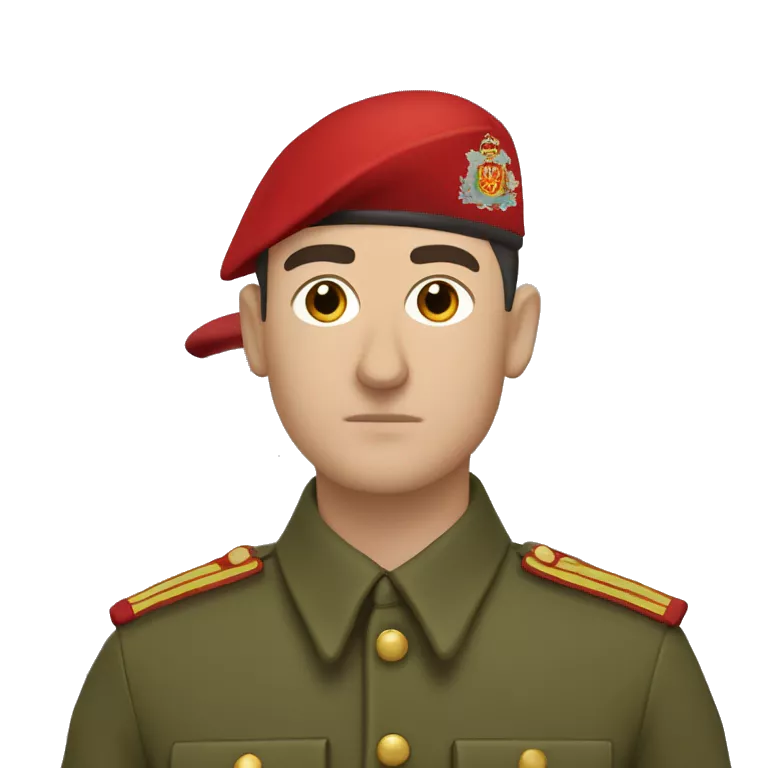 Requeté carlist spanish soldier from the Spanish civil war, red beret
