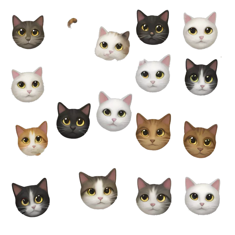 Cat on a roqd map, with multiple cats in parts of the map