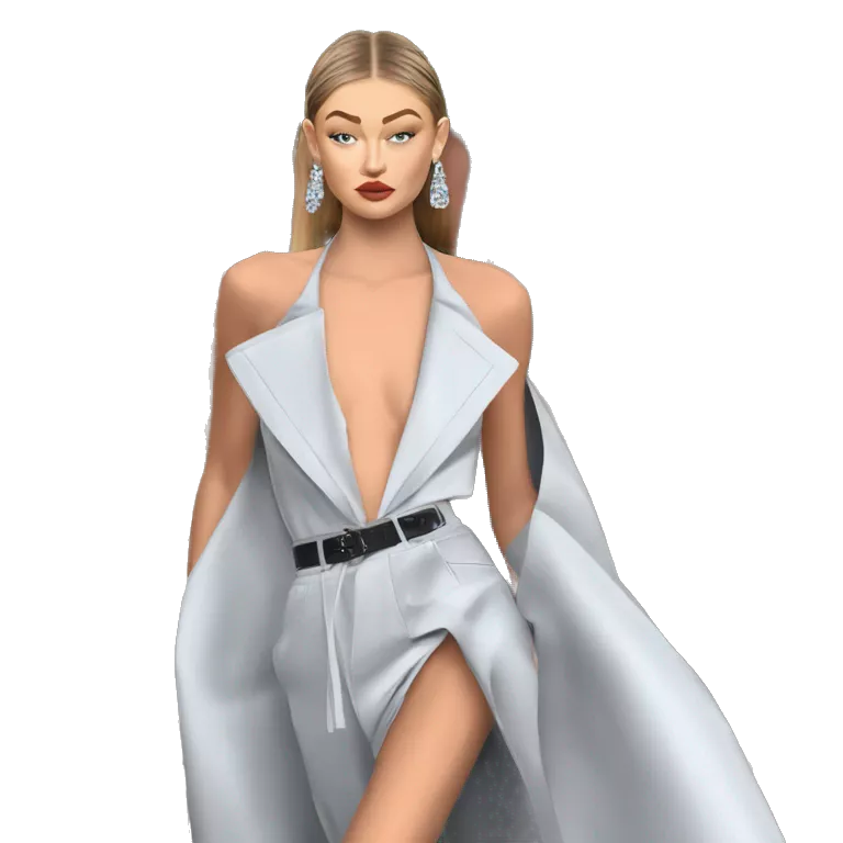 gigi hadid at paris fashion week