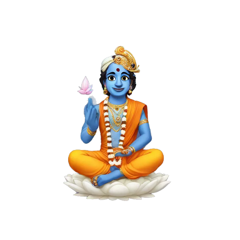 Krishna with Sudarshan chakra