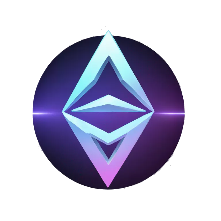 Cryto token tron logo as a moving emoji