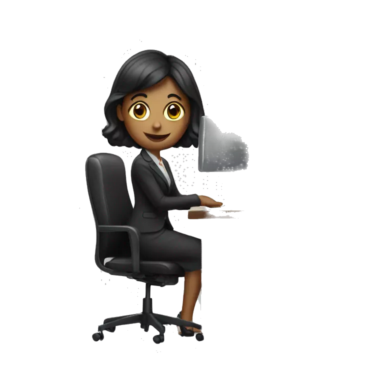 secretary at a desk