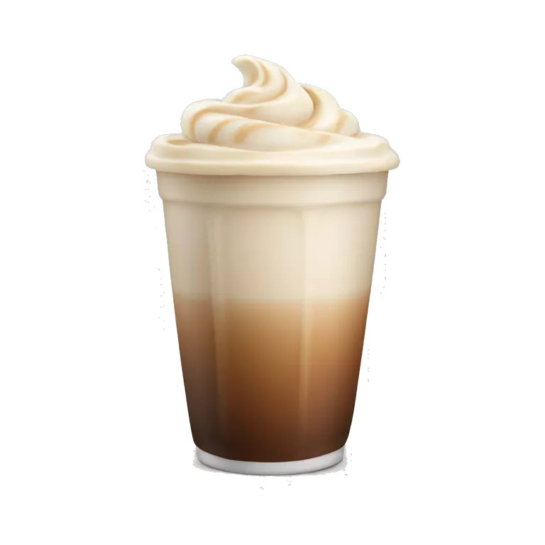 ice latte with no whipped cream
