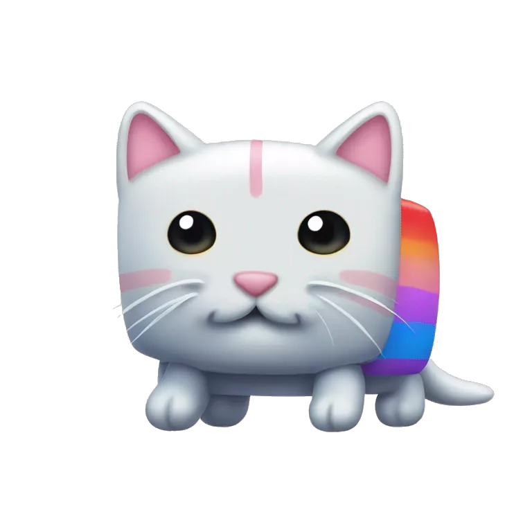 Nyan Cat with caption or text &quot;overlay&quot;
