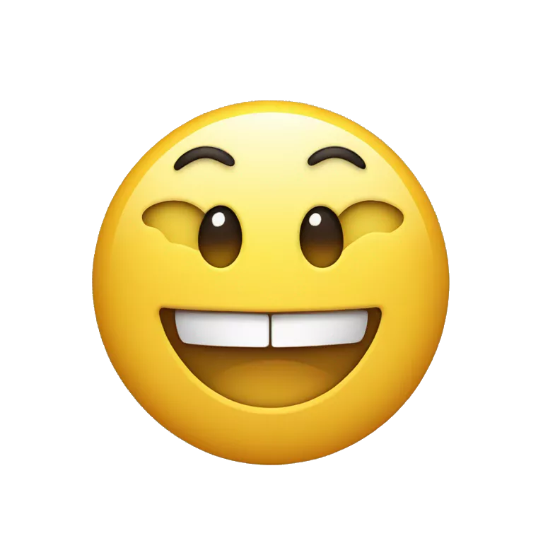 Tightly standing smiley with a happy face, to which an order was awarded