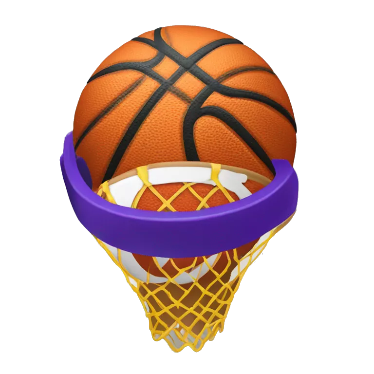 Pelota de baloncesto con una corona de rey encima