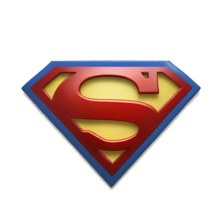 Superman symbol with letter D