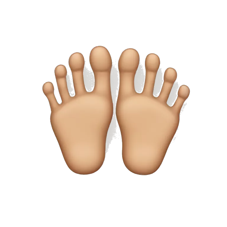 Toes crossed like two fingers crossed