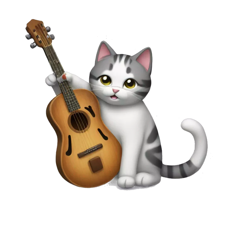 Healing music cat