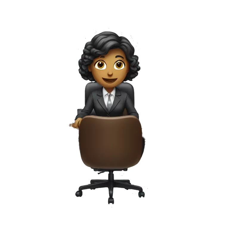secretary at a desk