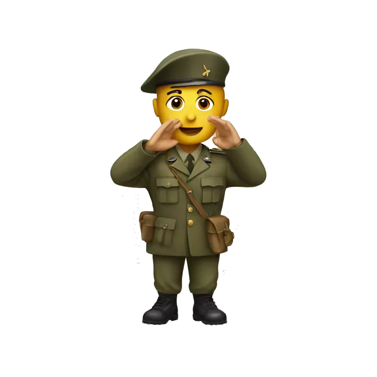 world war 2 soldier saluting