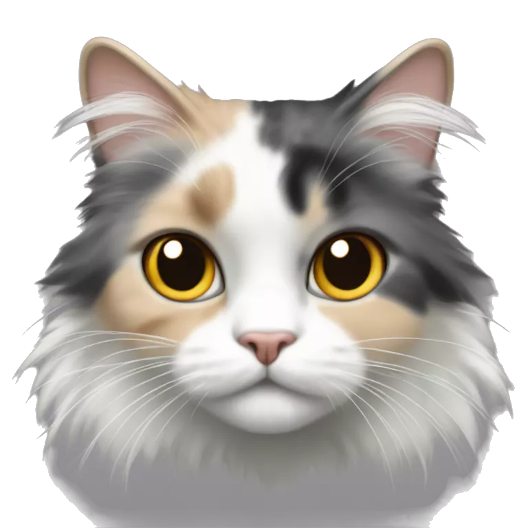 long haired dilute calico