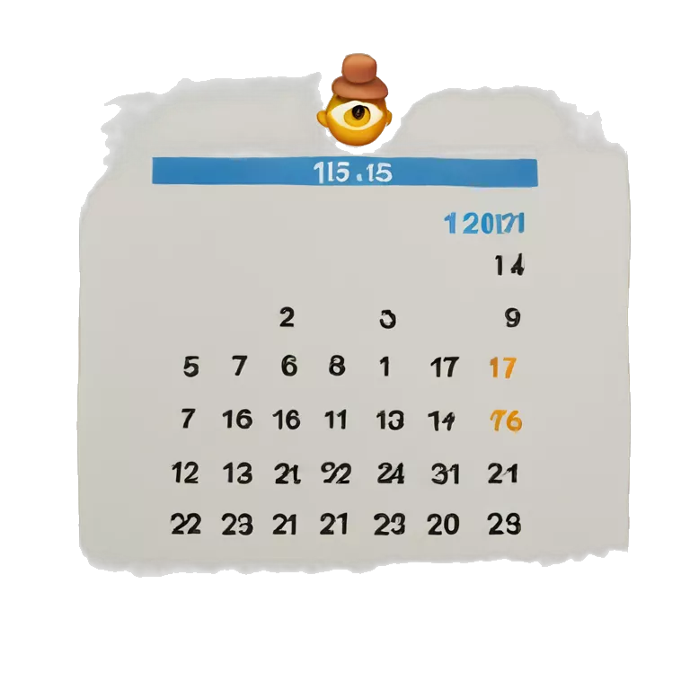 A Day calendar with July 15 on it
