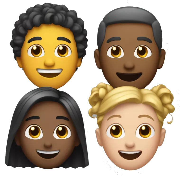 emoji Hi with characters of sing