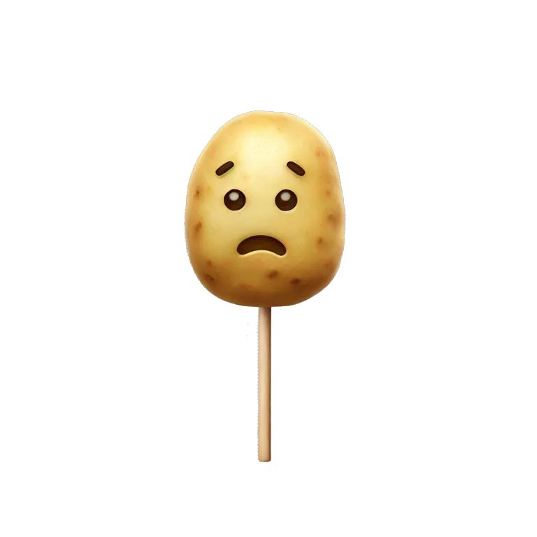potatoes dango string on stick