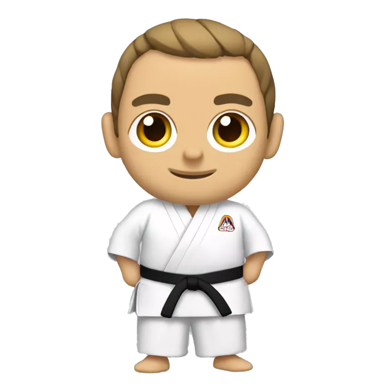 Macron en kimono de judo