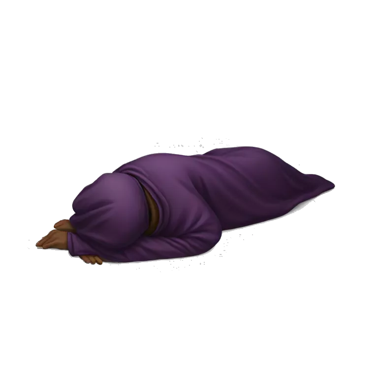 Person lying down face down wearing wizard robe