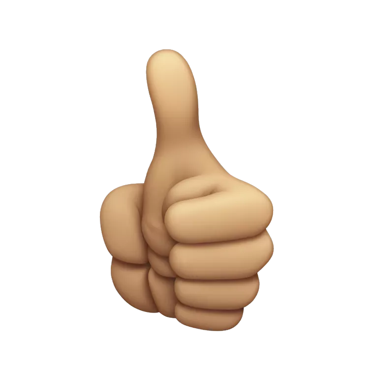 Thumbs up cursed