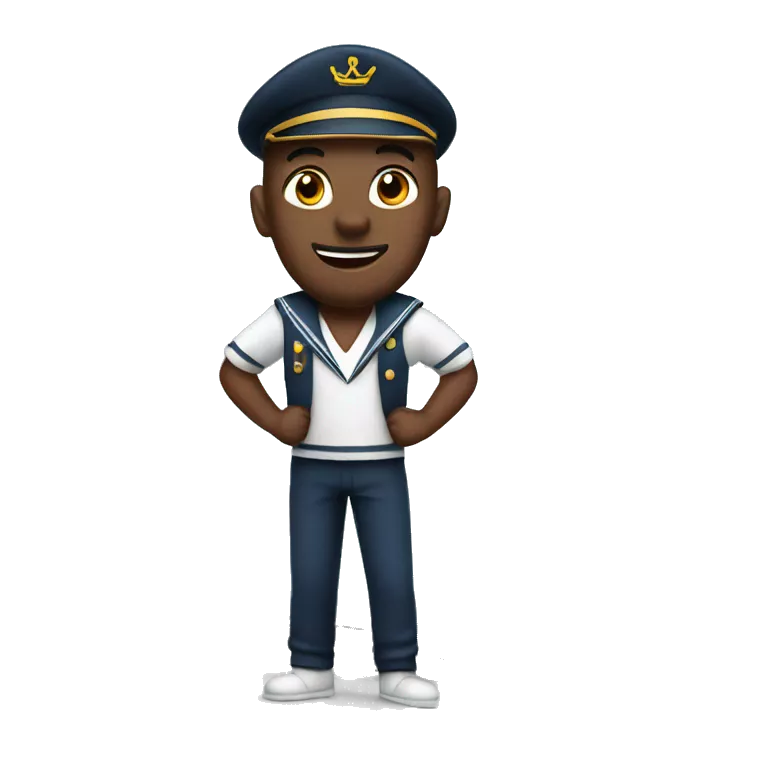 a sailor stands on a yacht