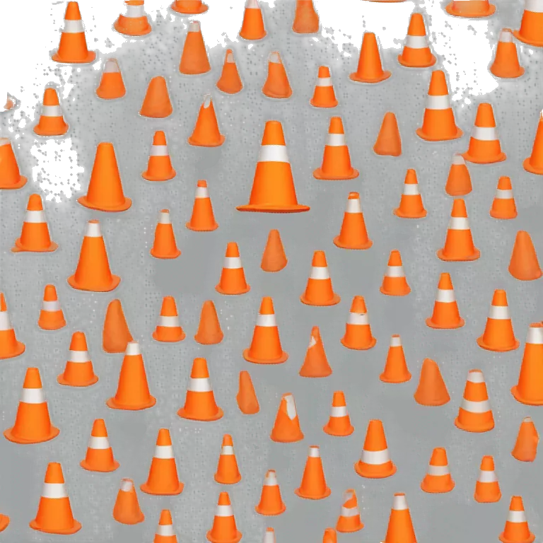 orange traffic cone