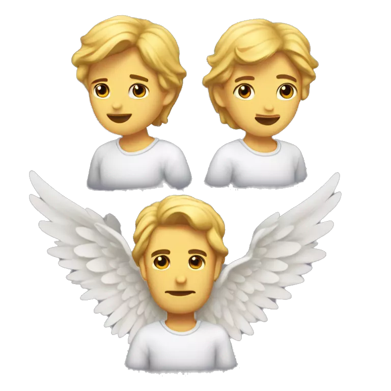 I want you to make an internet with two wings In The middle I won't an angel withThe middle I won't an angel with a golden crown on hair head