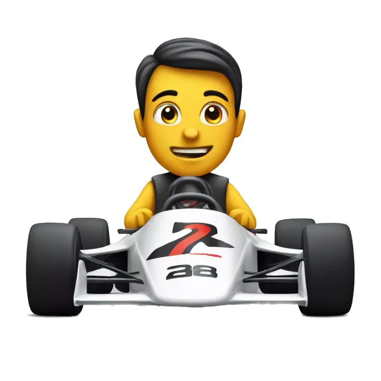 Race car in race