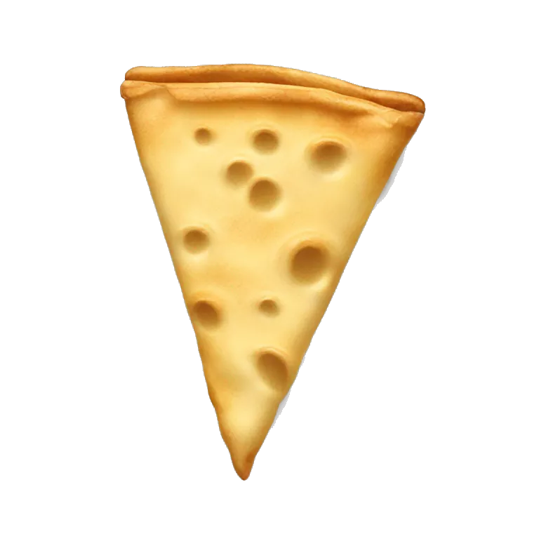 Crêpe avec similitude humaine