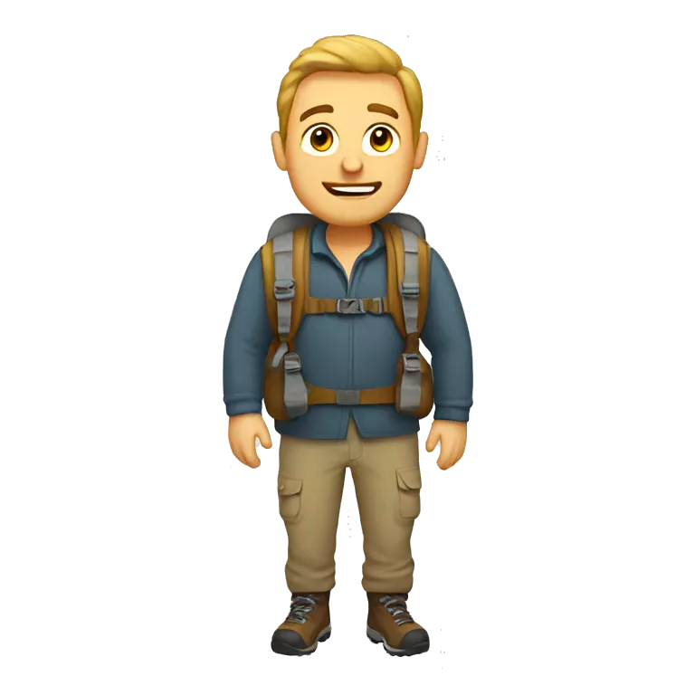white guy hiker